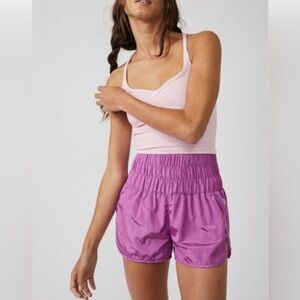 Free People Movement The Way Home Magenta Purple Athletic Shorts